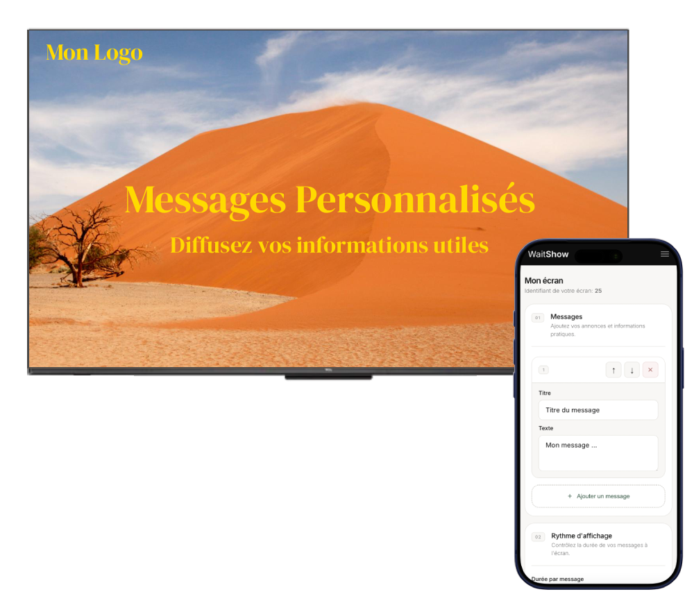 Personnalisation WaitShow